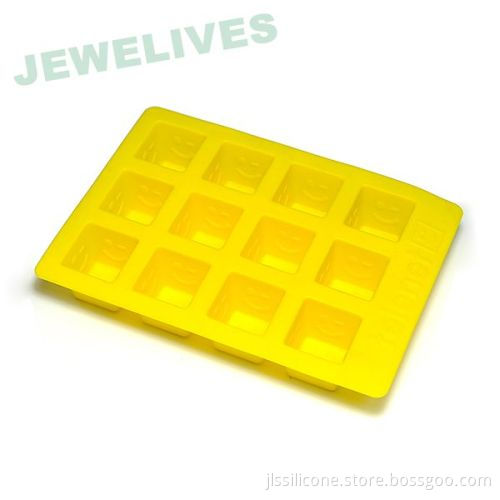 100% Food Grade 12cups Silicone Tray